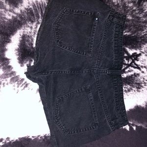 Black Heart Ripped Style Shorts Size 13